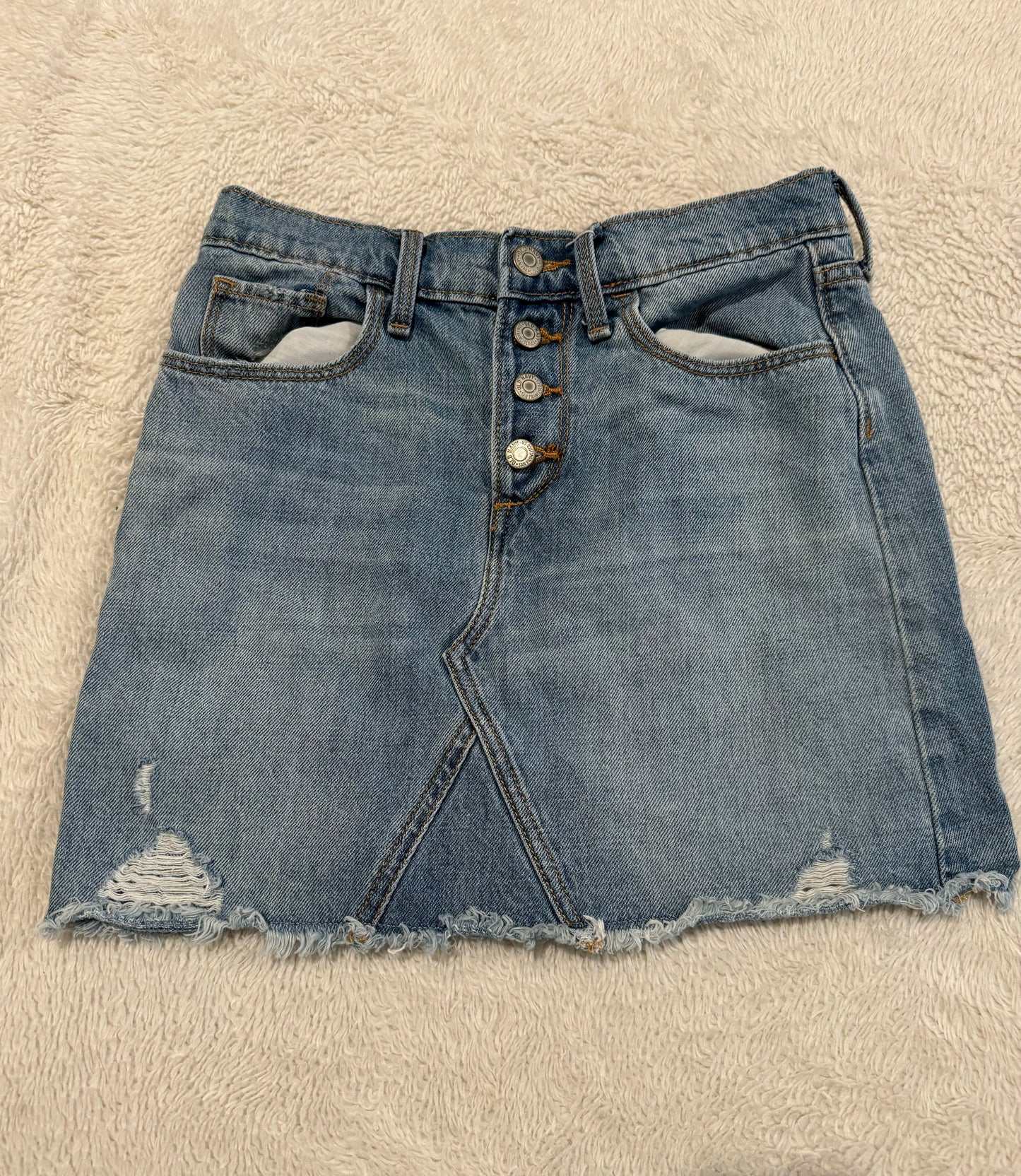 Denim Mini Skirt